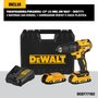 Kit Dewalt Parafusadeira/Furadeira 1/2" 20V Brushless Li-Ion + 2 Baterias 2Ah + Carregador Bivolt E Maleta - Dcd7771D2-Br
