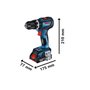 Paraffurad Impacto Gsb 18V90 C 2B 06019K61E1000