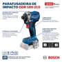 Parafusadeira De Impacto A Bateria 18V 215 Nm Gdr 18V-215 Bosch 06019N20E5