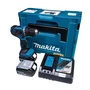 Makita Ddf485Rfj - Parafusadeira/Furadeira 13Mm 18V 50Nm + 2 Baterias 3A + Carregador Bivolt E Maleta