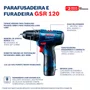 Parafusadeira Gsr 120Li Bivolt Maleta - 06019G80E0 - Bosch