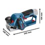 Plaina A Bateria Gho 12V-20 06015A7000 - Bosch