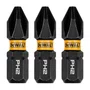 3 Ponteiras Phillips #2  Flextorq Dewalt - Dwaf1Ph2Ir3