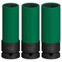 Bosch Kit Soquetes Extra Longos 1/2" Pro Impact Com 3 Peças - 2608003033