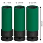 Bosch Kit Soquetes Extra Longos 1/2" Pro Impact Com 3 Peças - 2608003033