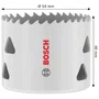 Bosch Serra Copo 54Mm Rosqueada Multimaterial - 2608594583