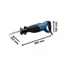 Serra Sabre Pro Gsa 12-30 220V 1250W Com Maleta Bosch - 06016C70E0