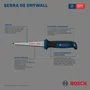 Bosch Serrote Para Drywall 150Mm(6") 8 Tpi - 1600A03Bz5