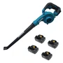 Makita Dub186 Soprador 18V + 4 Baterias 5Ah - Dub186Z-4Bat