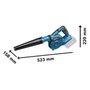 Soprador De Ar 18V Gbl 18V120 - 06019F5100 - Bosch