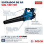 Soprador Gbl 18V750 06008D20E0