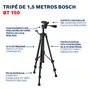 Bosch Tripé Pro Bt150 Rosca 1/4" Altura 157Cm - 0601096B00